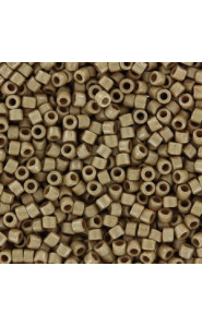 Miyuki delica Beads 11/0 - Duracoat galvanized matted champagne DB-1834F